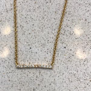 Gorjana Knox Pave Necklace